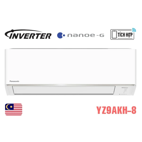 Điều Hòa Panasonic 9000BTU 2 Chiều Inverter YZ9AKH-8